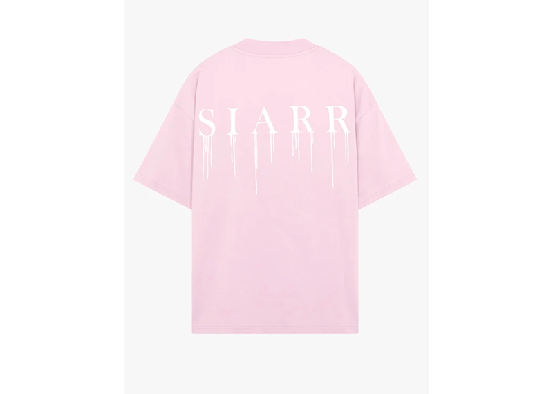 SIARR RELAXED DRIP TEE - PINK