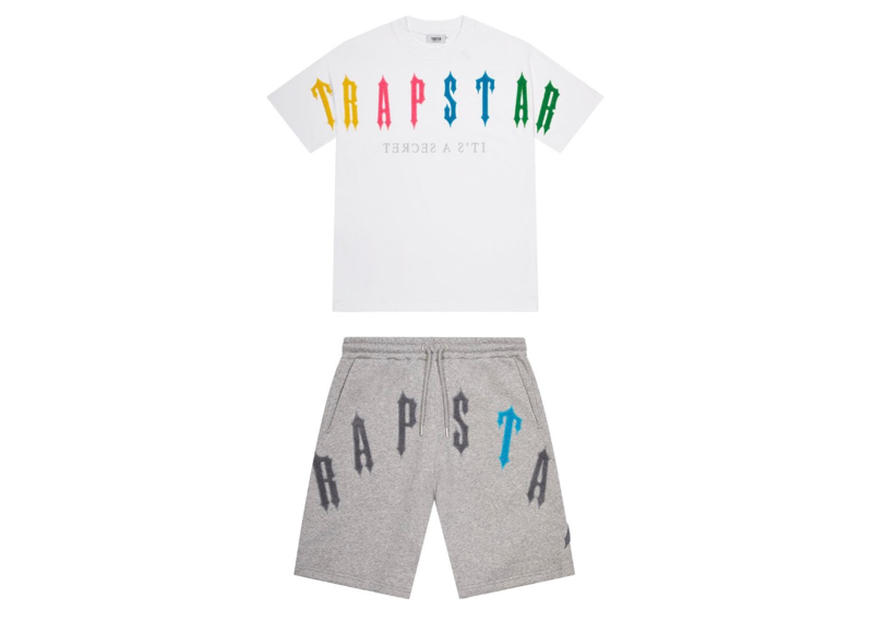 Trapstar Irongate Arch 2.0 Short Set - White/Candy