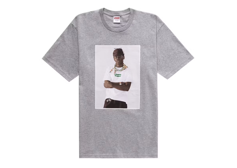 Supreme Tyler The Creator Tee Heather Grey
