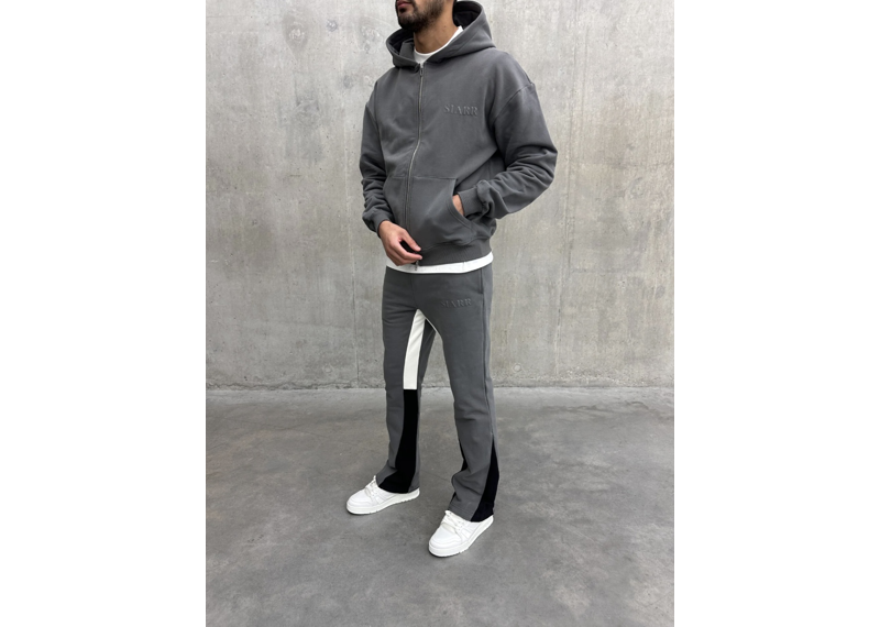 Siarr Zip Hoodie Dark Grey