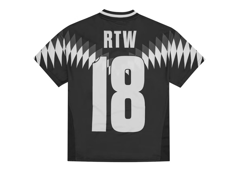 Corteiz Club RTW Football Jersey Black