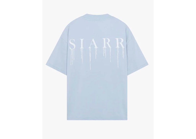 SIARR RELAXED DRIP TEE - BABY BLUE