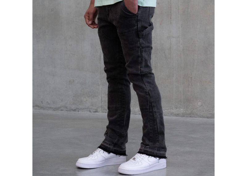 Siarr Carpenter Jeans Washed Black