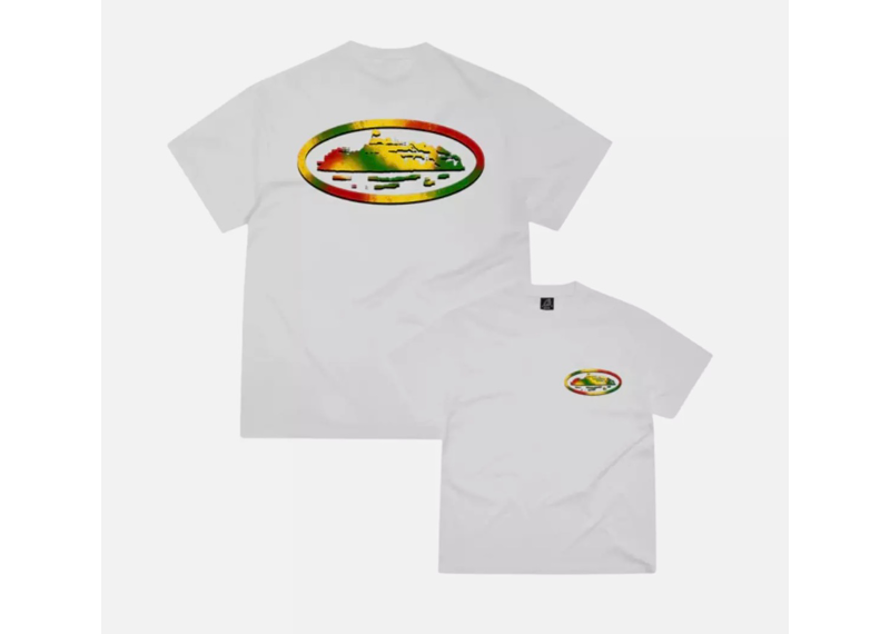 Corteiz Sunset Tee White
