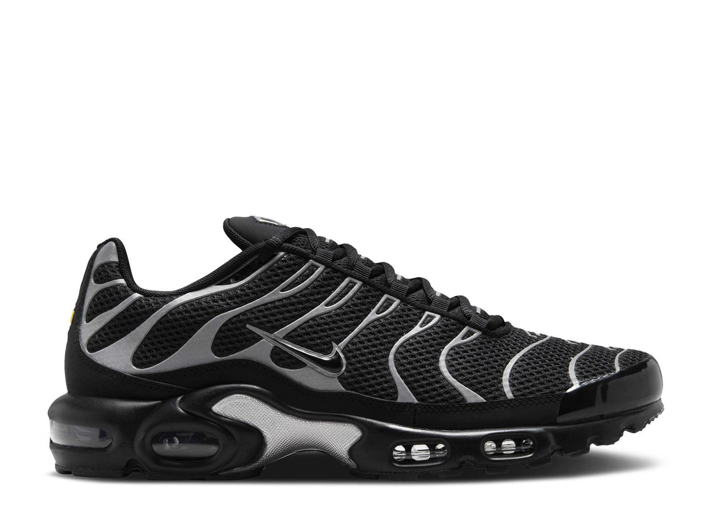 Nike TN Air Max Plus Premium Black Metallic Silver