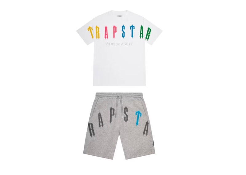 Trapstar Irongate Arch 2.0 Short Set White/Candy