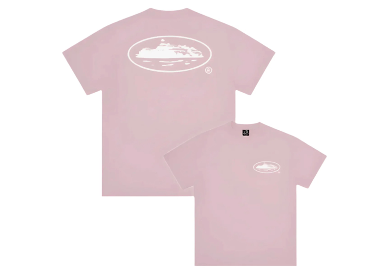 Corteiz OG Island T Shirt Baby Pink