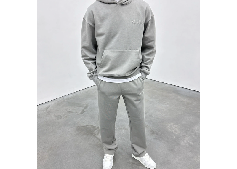 SIARR Puff Hoodie - Dove Grey