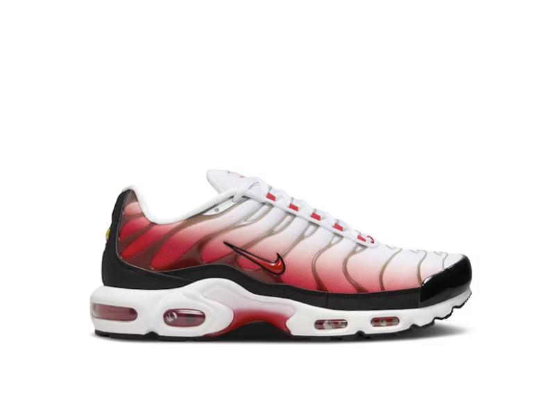 Nike TN Air Max Plus White Black University Red