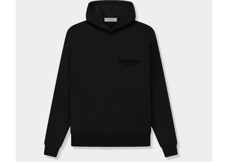 Fear Of God Essentials Black Hoodie (SS22)
