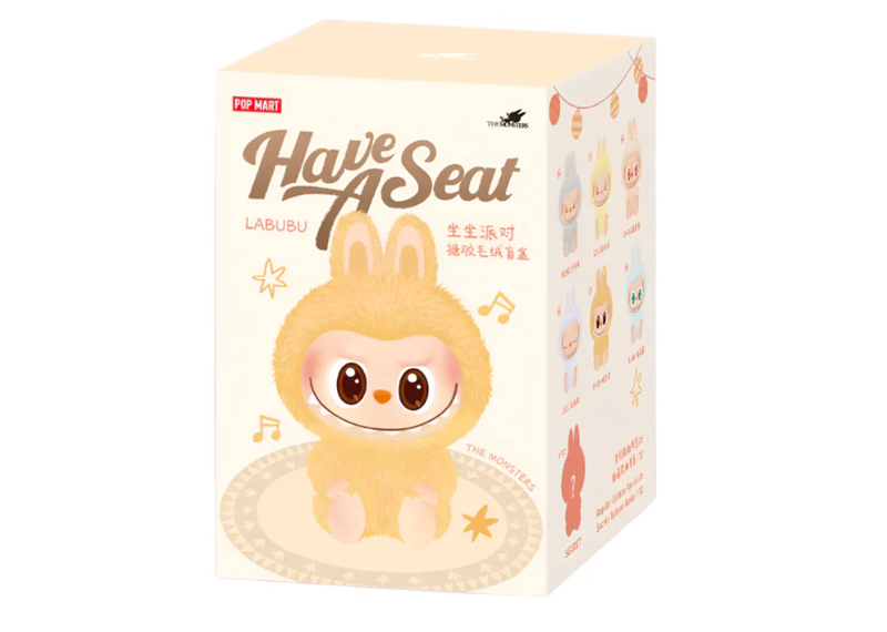 Pop Mart Labubu The Monsters Have a Seat Vinyl Plush Blind Box