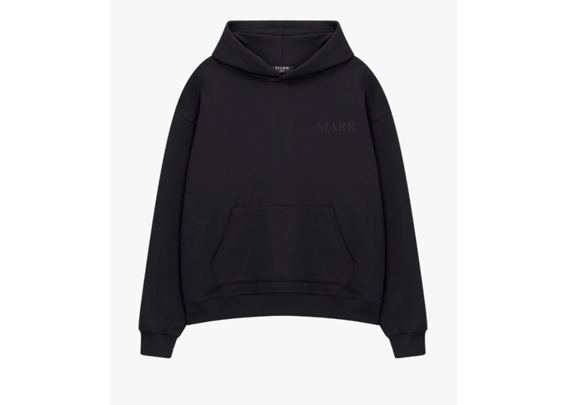 Siarr Puff Hoodie Black