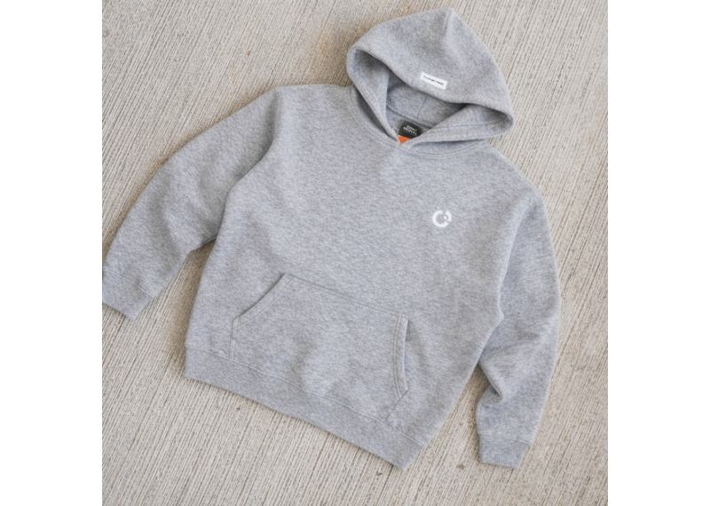 ZERO SIGNAL PULLOVER HOODIE HEATHER GREY