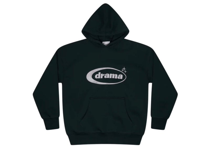 Drama Call Oval Black White Hoodie