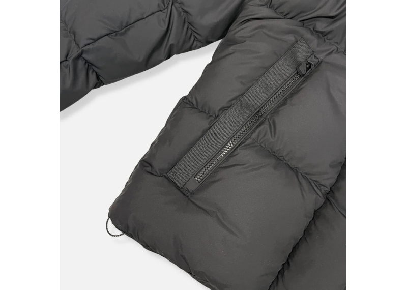 Syna World Logo Puffer Jacket - Blackout