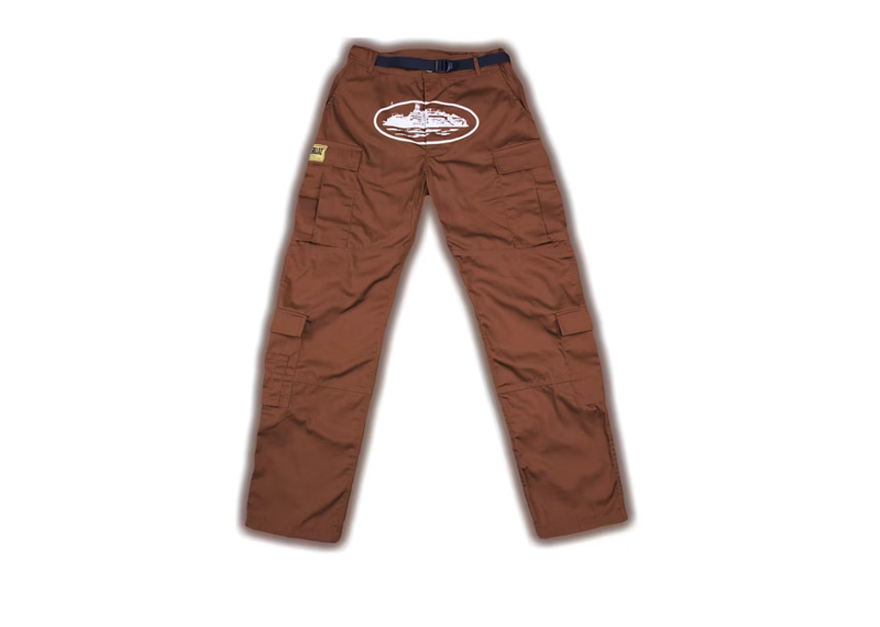 Corteiz Guerillaz* Cargo Pants Brown
