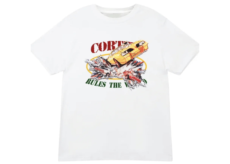 Corteiz Car Crash Tee - White
