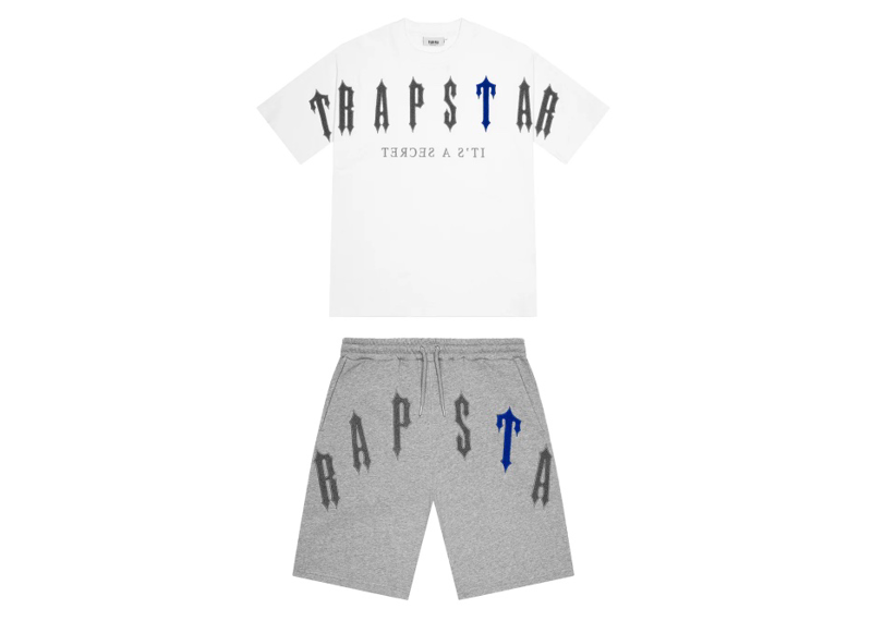 Trapstar Irongate Arch 2.0 Short Set - White/Blue