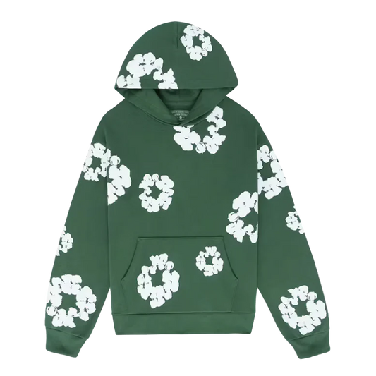 Denim Tears The Cotton Wreath Green Hoodie