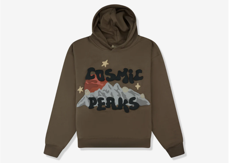 Broken Planet Cosmic Peaks Cinder Brown Hoodie