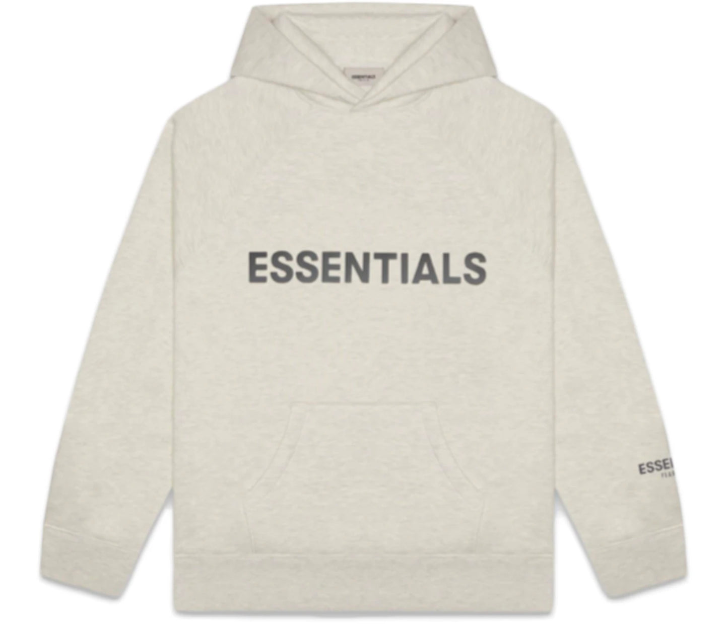 Fear of God Essentials 3D Silicon Applique Pullover Hoodie Oatmeal/Oatmeal Heather/Light Heather Oatmeal