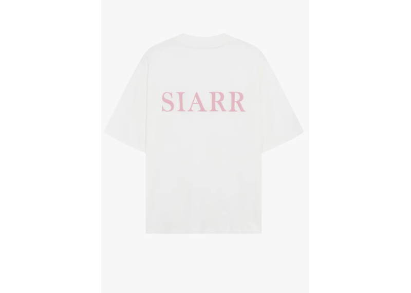 Siarr Puff Tee - White/Pink