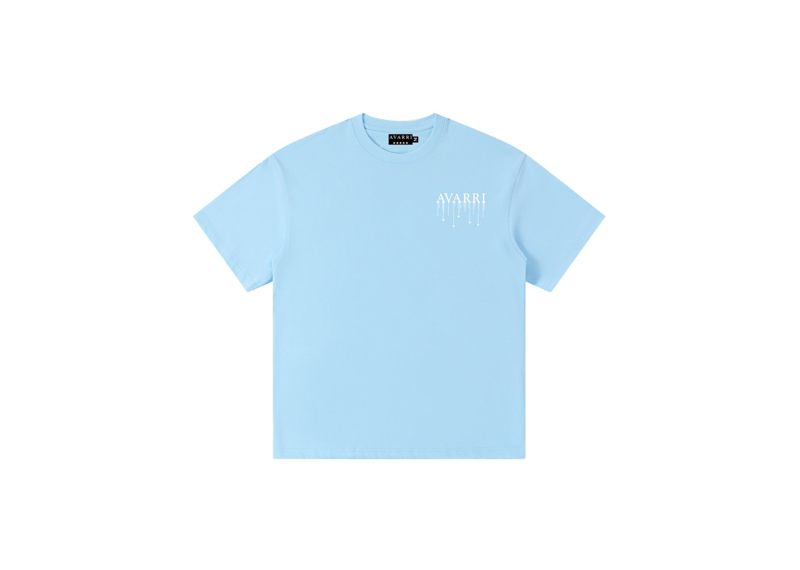 AVARRI STARS DRIP T-SHIRT SKY BLUE