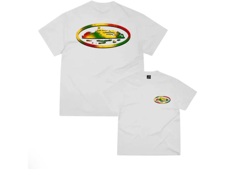 Corteiz Sunset Tee White