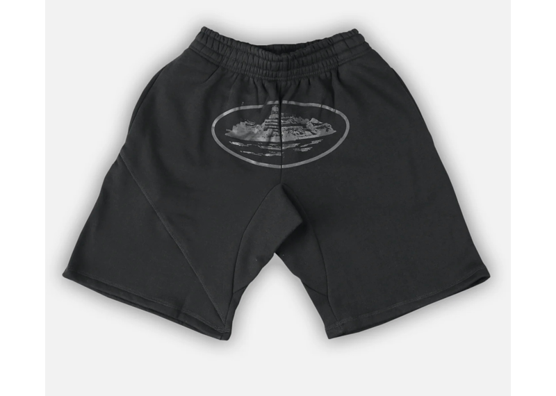 Corteiz RTW Alcatraz Shorts - Triple Black