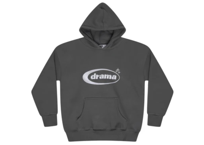 Drama Call Oval Dark Grey Hoodie