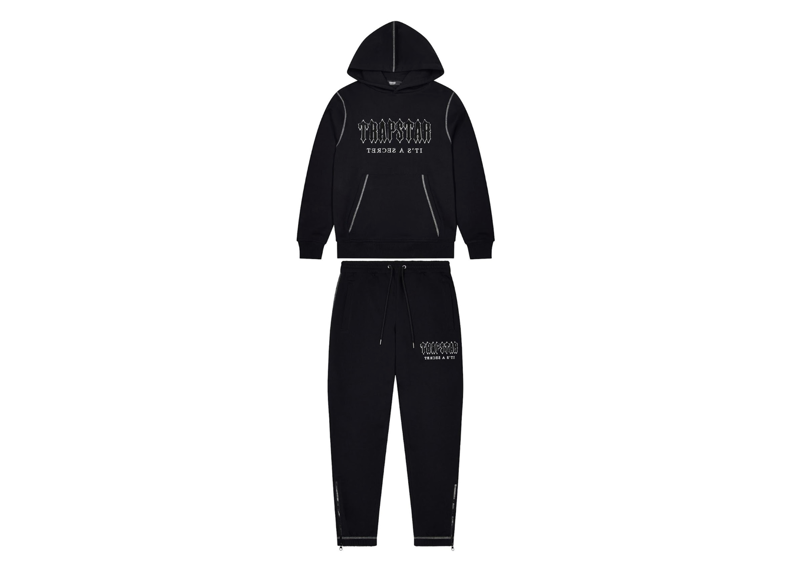 Trapstar Decoded Chenille Tracksuit - Black