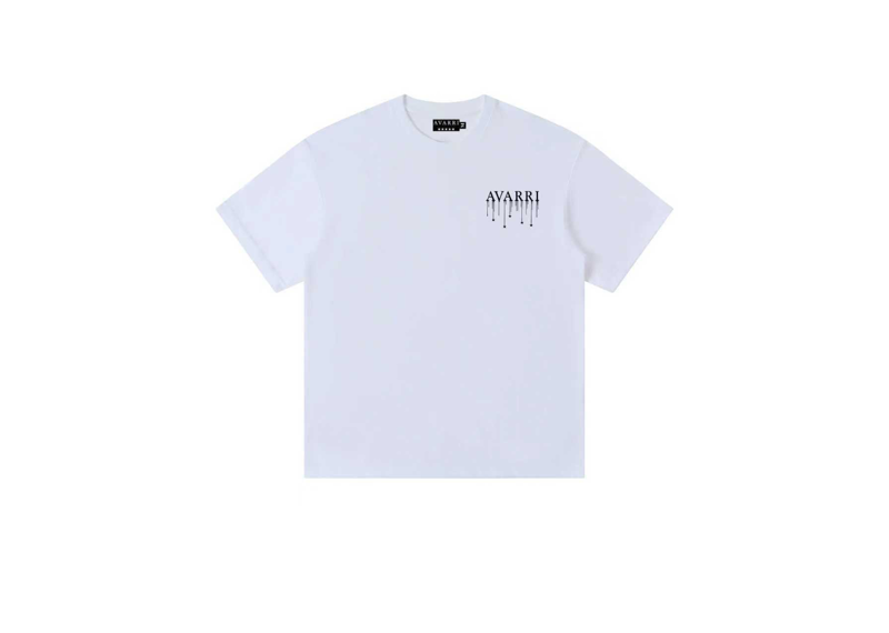 AVARRI STARS DRIP T-SHIRT WHITE