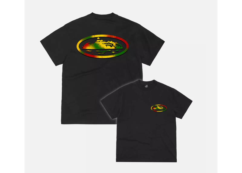 Corteiz Sunset Tee Black