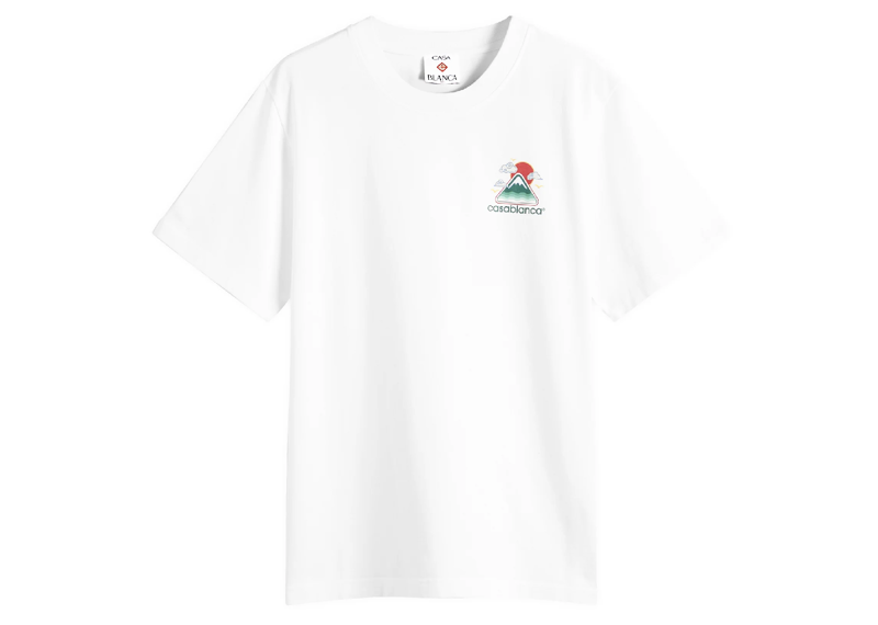 CASABLANCA MONTAGNE ONDULEE SCREEN PRINTED T-SHIRT