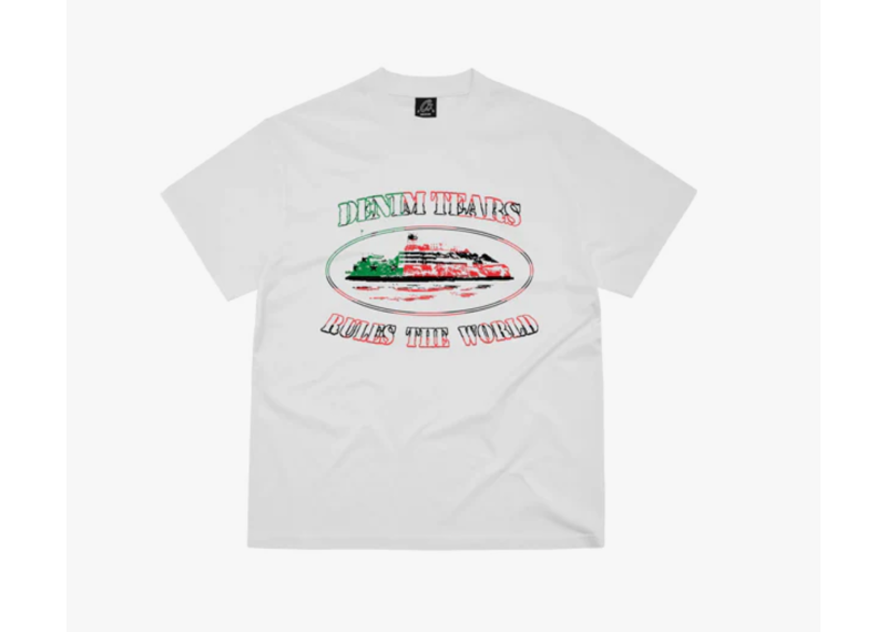 Corteiz x Denim Tears CORTEARS Tee White