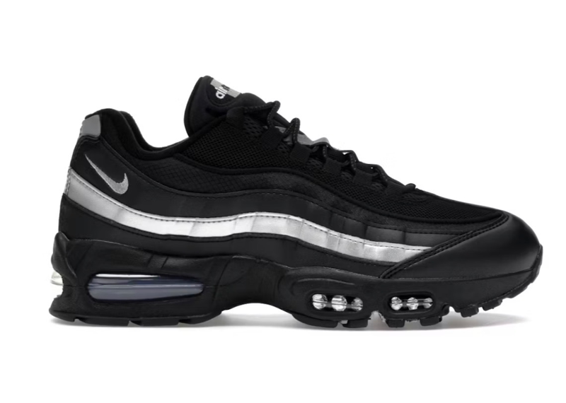 Nike Air Max 95 OG Big Bubble Black White Metallic Silver