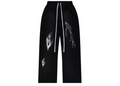 FULLYPAID BLACK ACID WASH JOGGERS