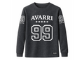 AVARRI 99 STARS CHARCOAL GREY LONG SLEEVE JERSEY