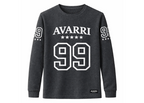 AVARRI 99 STARS CHARCOAL GREY LONG SLEEVE JERSEY