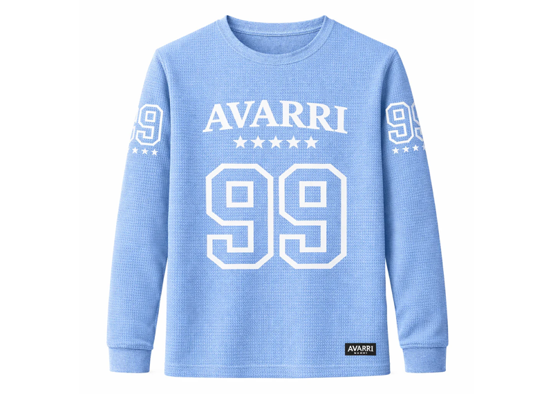 AVARRI 99 STARS SKY BLUE LONG SLEEVE JERSEY