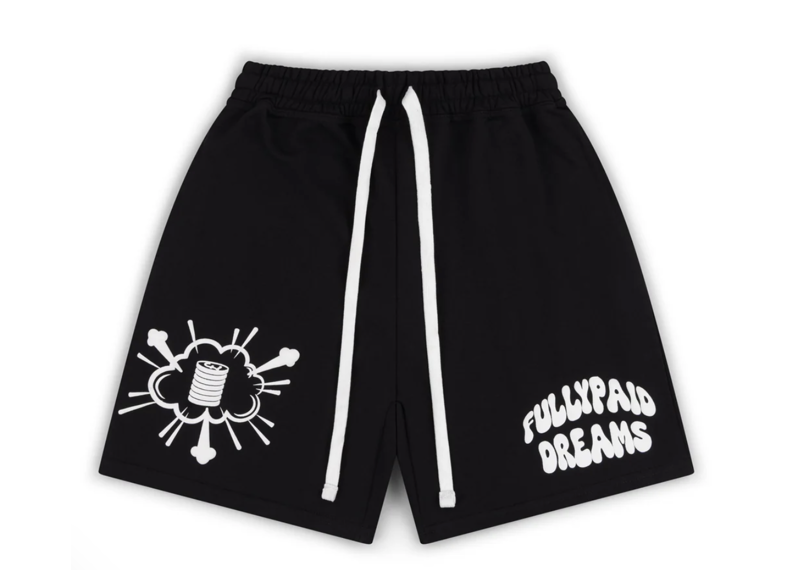 FULLYPAID DREAMS BLACK / WHITE SHORTS