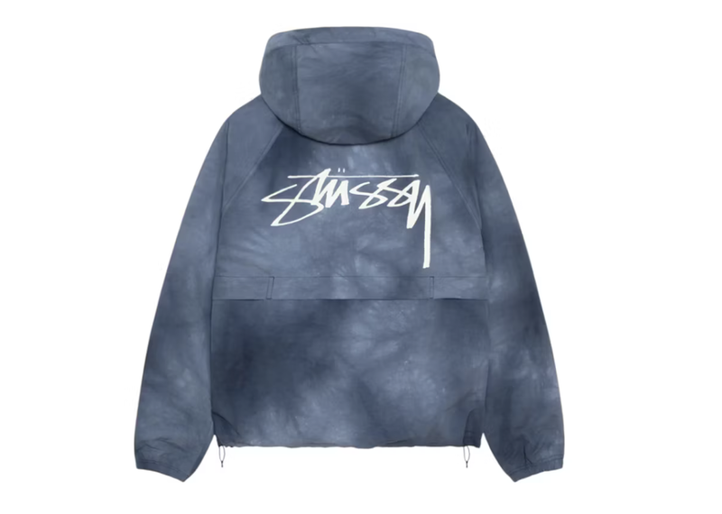 Stussy Beach Wave Dye Shell - Navy
