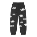 DENIM TEARS X CORTEIZ RTW COTTON WREATH SWEATPANTS - BLACK