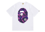 BAPE Colour Camo Big Ape Head Tee - White/Purple