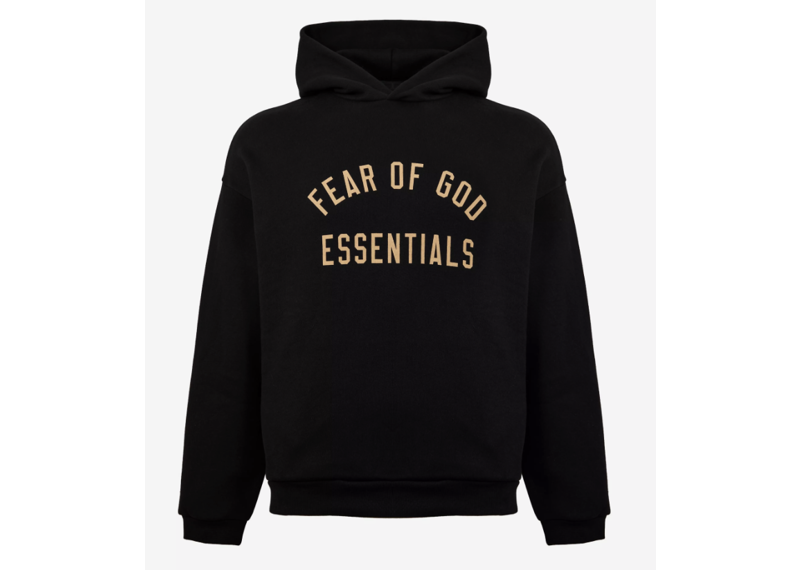 Fear of God Essentials Fleece Hoodie 'Black'