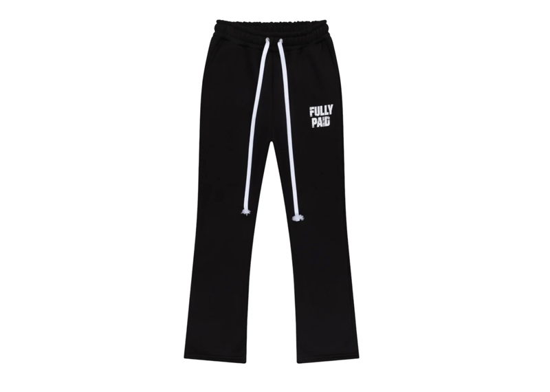 FULLYPAID DRIFT JOGGERS | BLACK / WHITE