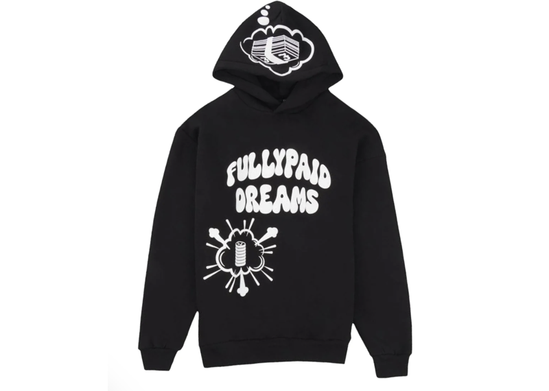 FULLYPAID DREAMS HOODIE | BLACK / WHITE
