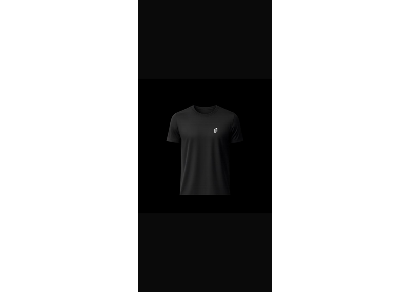 UNBRANDED VISIONWEAR ESSENTIAL T-SHIRT 'BLACK'