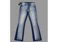 AVARRI Star Flared Jeans Washed Blue