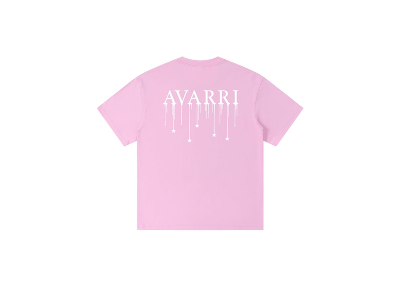 AVARRI STARS DRIP T-SHIRT CANDY PINK